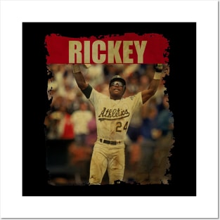 Rickey Henderson - NEW RETRO STYLE Posters and Art